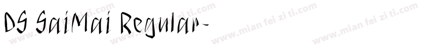 DS SaiMai Regular字体转换